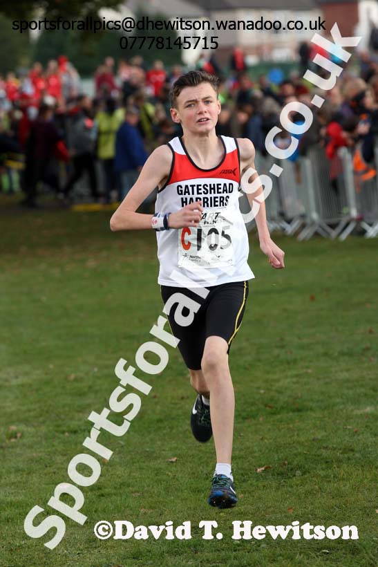 Boys under-13s Northern Cross Country Relays. Photo: David T. Hewitson/Sports for All Pics
